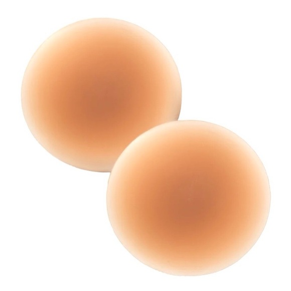 Seamless Nude Silicone Reusable Nipple Covers (Caramel Brown) - Picture 1 of 9